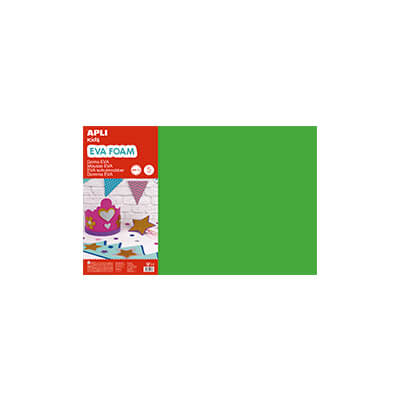 Goma EVA 600x400mm verde (pack 5u)
