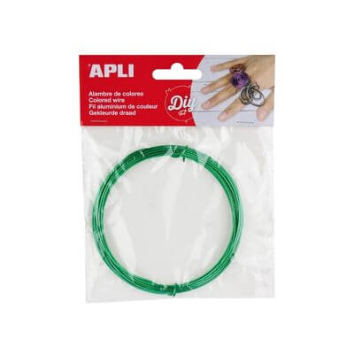 Alambre verde Apli 1,5 mm x 5 m