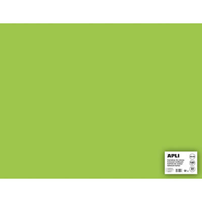 Cartolina 50x65 170g verd clar (pack 25)