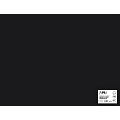 Cartulina 50x65 170g negro (pack 25)