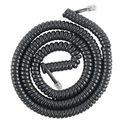 Cable telefònic arrissat 5m RJ9