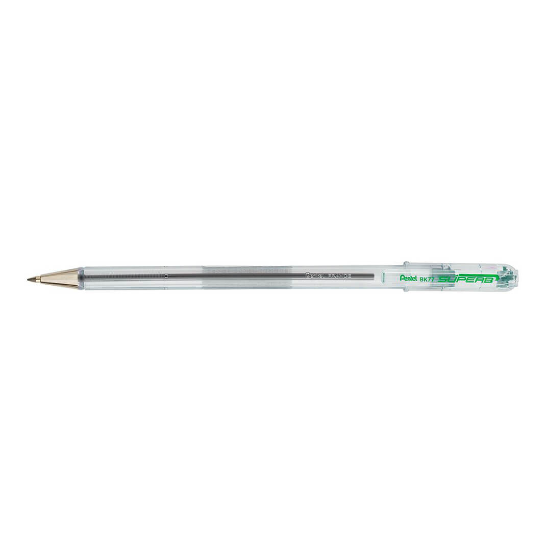 Bolígraf Pentel punta fina verd