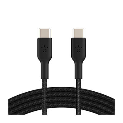 Cable trenat usb-c /usb-c mascle mascle 1 metre