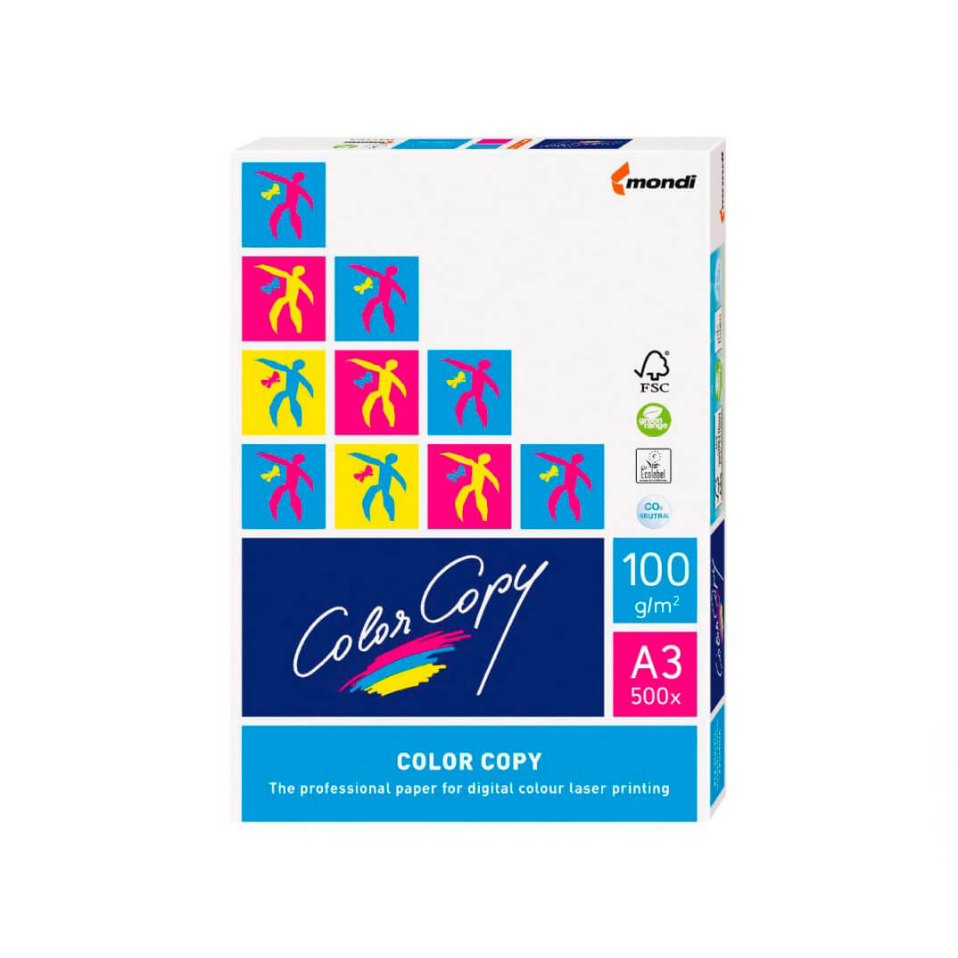 Paquet paper Color Copy A3 100g 500 fulls