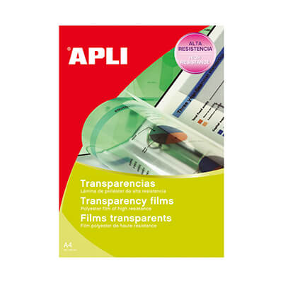 Transparencies Apli deskjet color per a inkjet