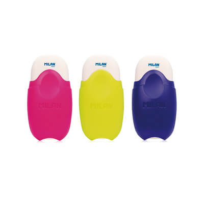 Goma Milan con funda protectora School surtidos