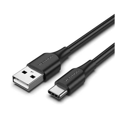 Cable USB 2.0 Tipo-C a USB 50cm Negro Vention