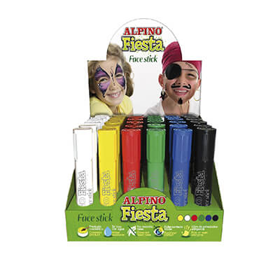 Expositor 36 barras maquillaje face stick