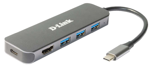 5-IN-1 USB-C HUB DOCKINGPERP STATION 3 X USB 3.0 -