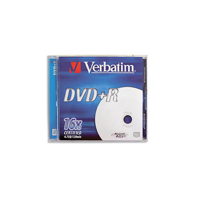 Pack 5 DVD+r 4,7GB 16x jewell lightscribe Verbatim