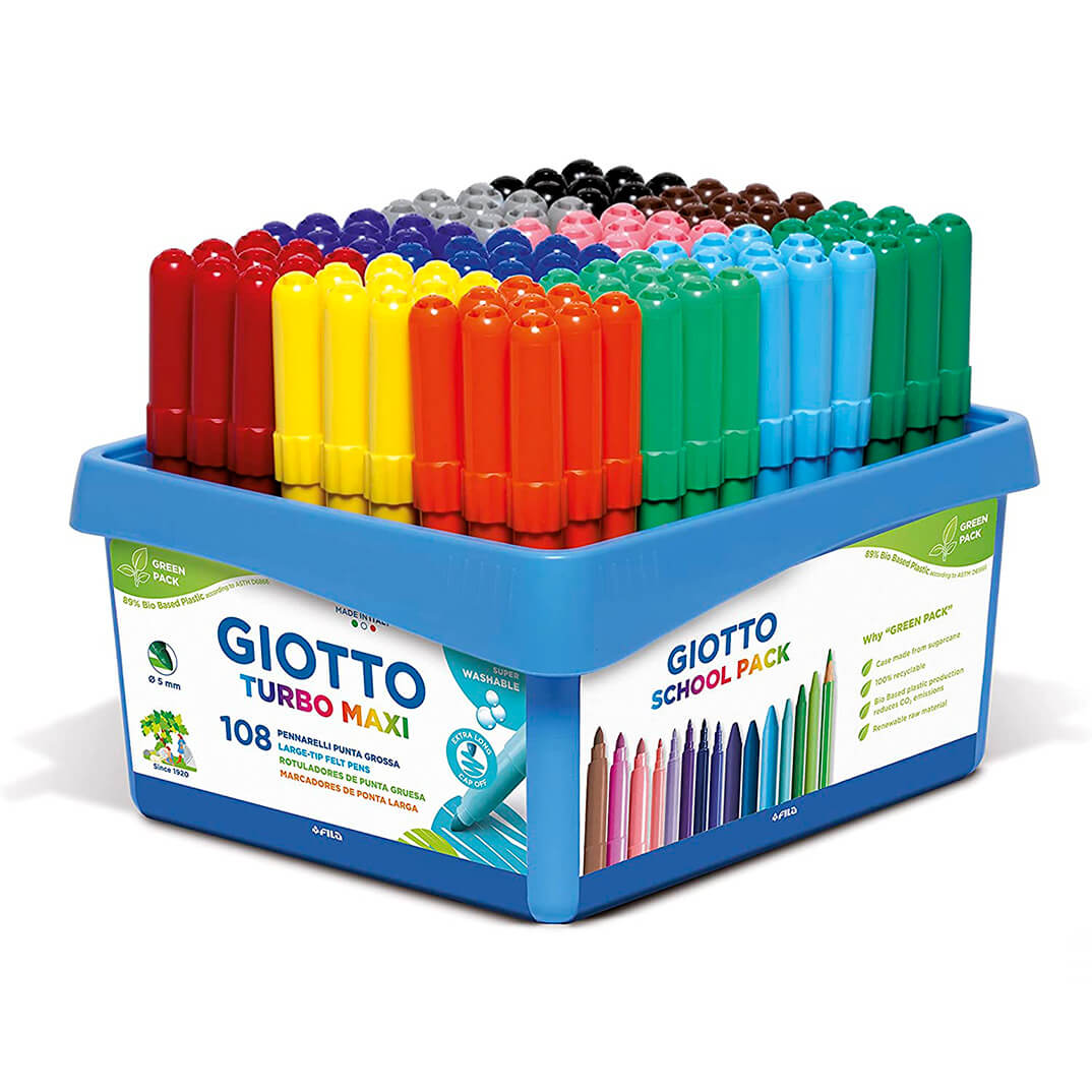 Estoig 108 retoladors Giotto turbo maxi