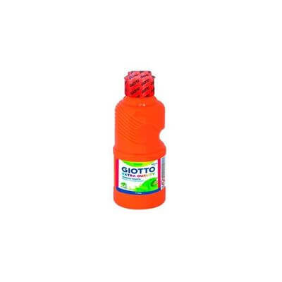 Témpera Giotto Fluor Taronja 250 ml.