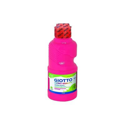 Témpera Giotto Fluor rosa 250 ml.