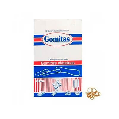 Caja 1kg gomas elásticas 25cm
