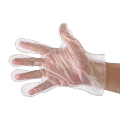 Pack de 100 guantes polietileno desechable