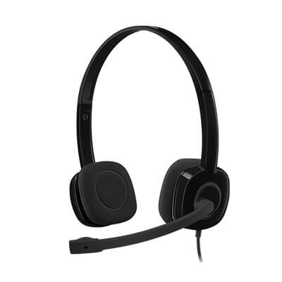 Auricular Logitech con microfono H151 jack 3.5