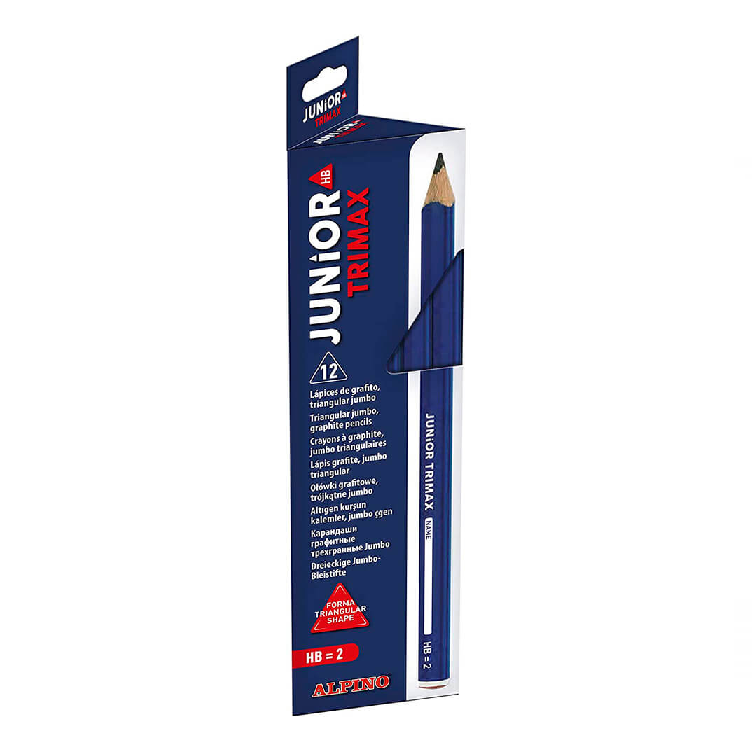 Estuche 12 lápices Junior Trimax HB