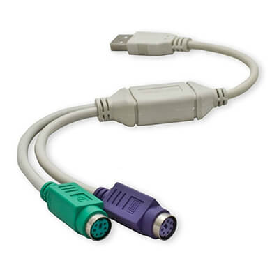 Cable para portátil adaptador usb/ps