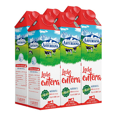 Pack 6 tetrabricks llet sencera
