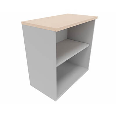 Armario sin puertas haya/plata 1 estanteria 80x81