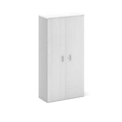 Armari melamina amb portes color plata/blanc
