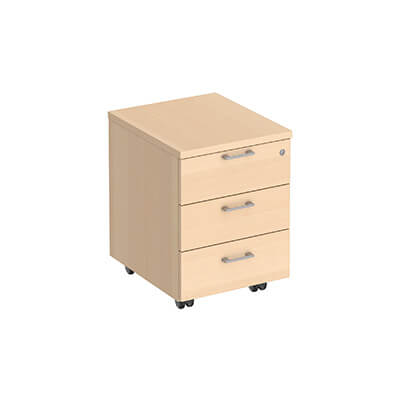 Cajonera 3 cajones melamina Gama II haya