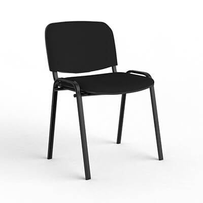 Cadira COLECTIV entapissat i tub negre