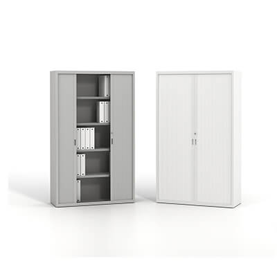 Armario metálico persiana 72x100x45 gris o blanco