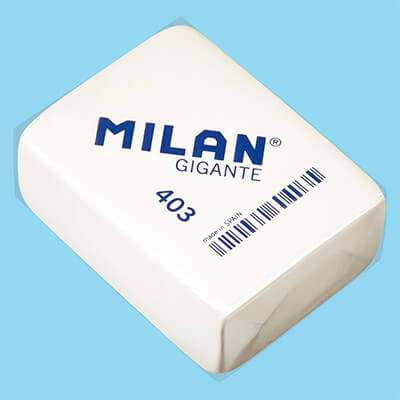 Goma de borrar Milan gigante 403  6,8x5,1cm