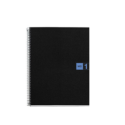 Cuaderno Notebook 1 A4 C5 azul 80 hojas