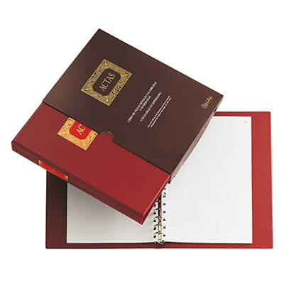 Llibre fulls mòbils A4 actes 100 fulls