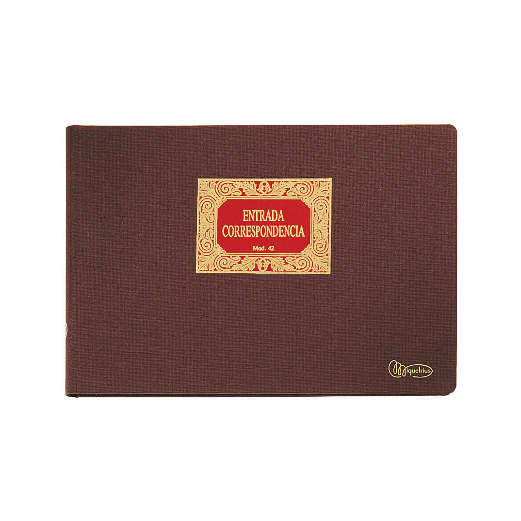 Libro Miquelrius entrada correspondencia