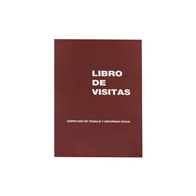 Llibre registre de visites Castellà