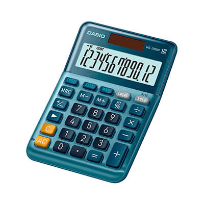 Calculadora Casio MS-120EM euro 12 dígits