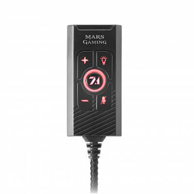Tarjeta de Sonido Mars Gaming MSC2 negro
