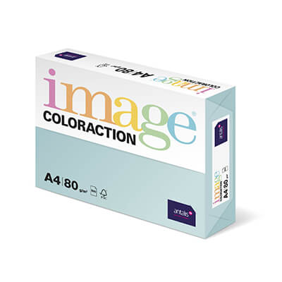Paquete papel A4 80g azul lagoon BL29
