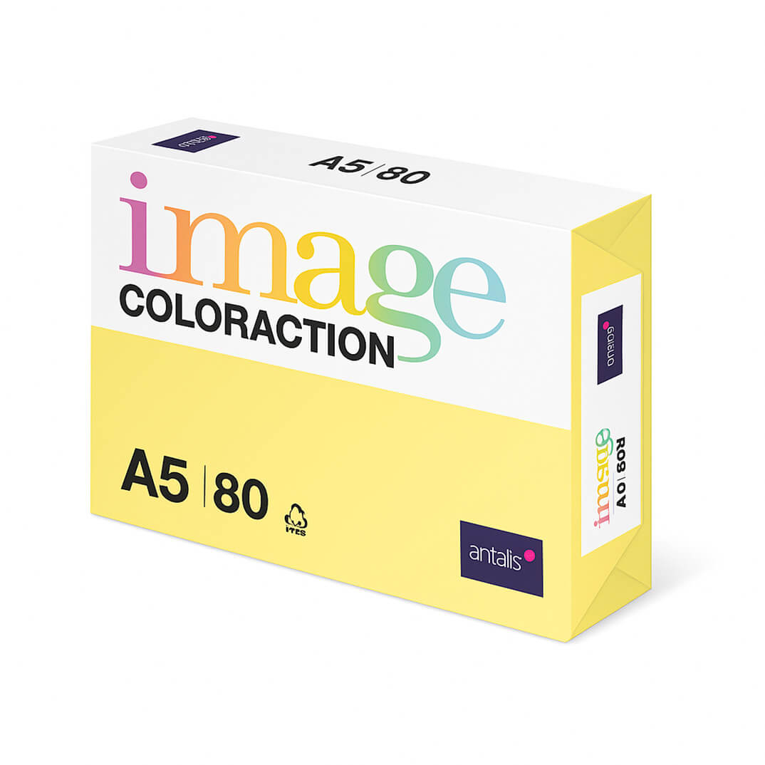 Paquet paper A5 80g groc desert YE23 500f