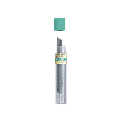 Estuche de minas Pentel grafito 0,7 HB