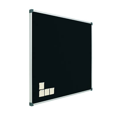 Tablero mural anuncios 80x100cm negro