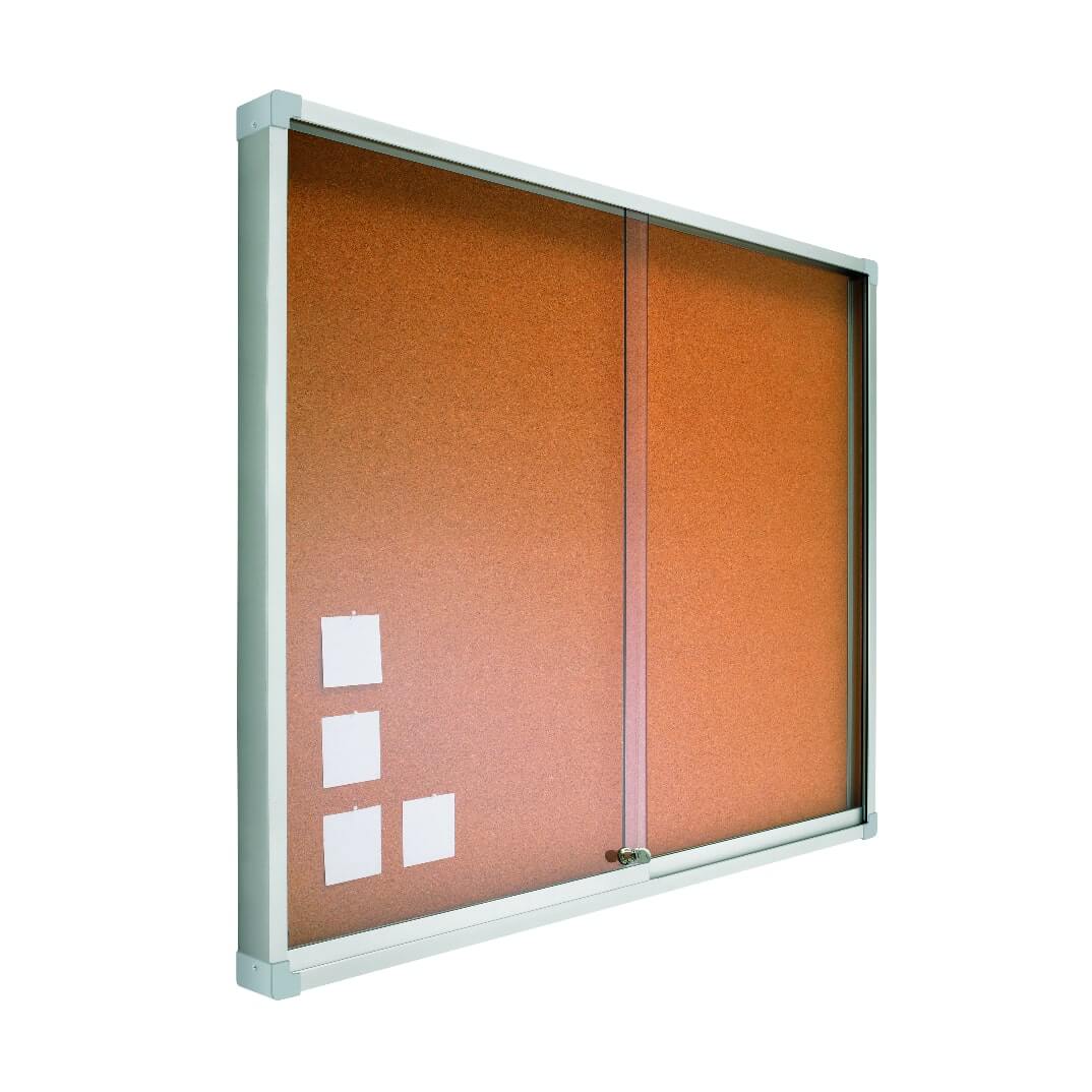 Vitrina anuncios 80x100cm corcho