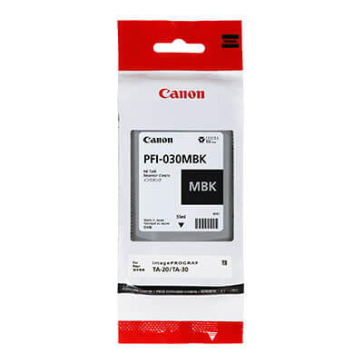 Cartutx Canon inkjet pfi-030bk 55ml negre mate
