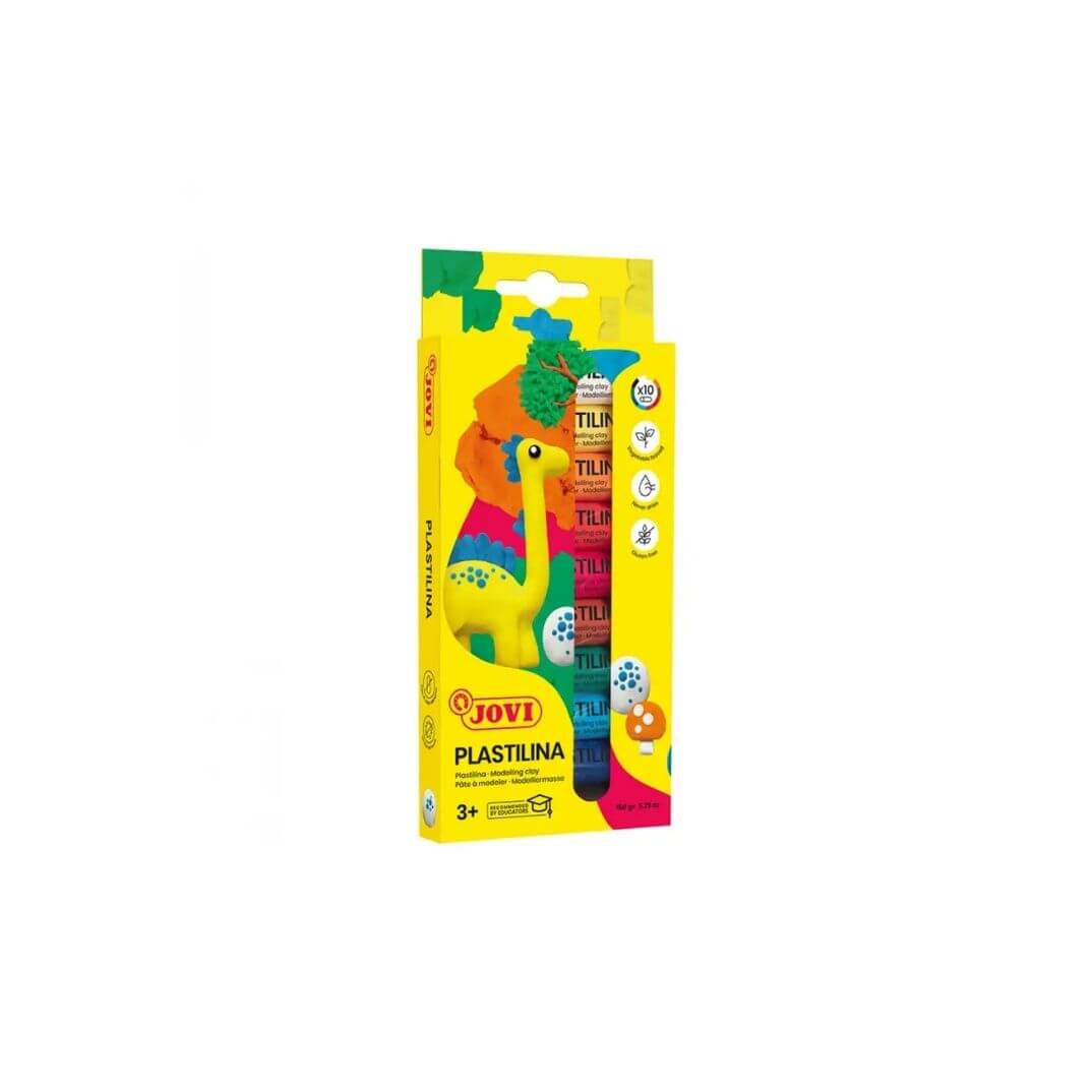 Plastilina Jovi 10 barras 15g colores surtidos