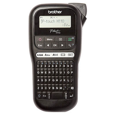 Rotuladora electrónica Brother PT-H110 negro