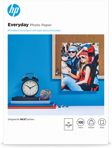 HP paper foto semi-glossy A4 200g 100 fulls