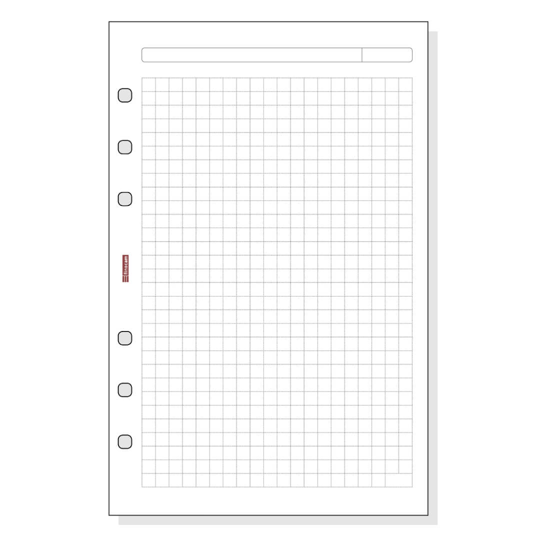 Recanvi agenda Open 500 quadriculat
