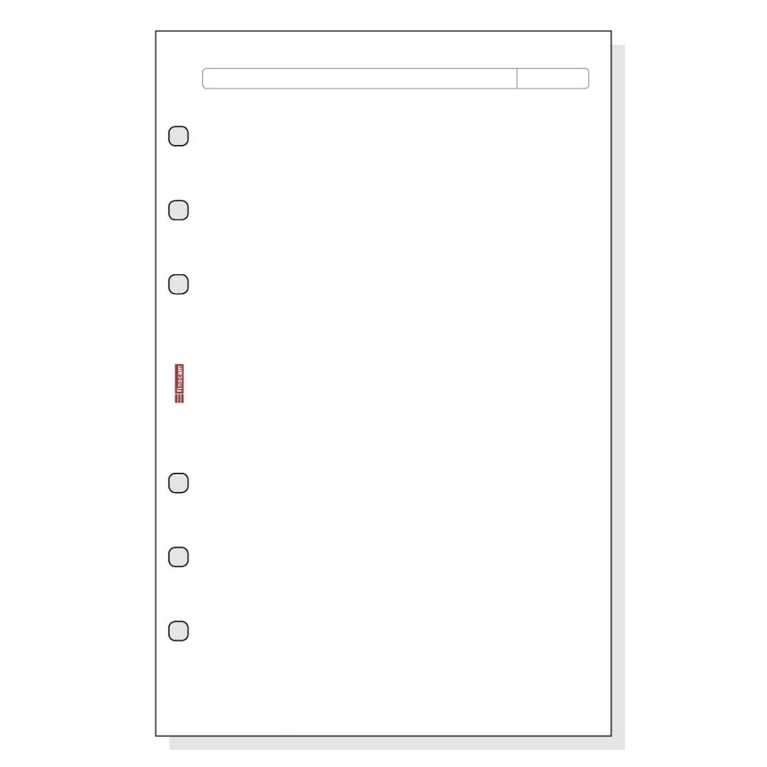 Recambio agenda Open 500 liso 50 hojas