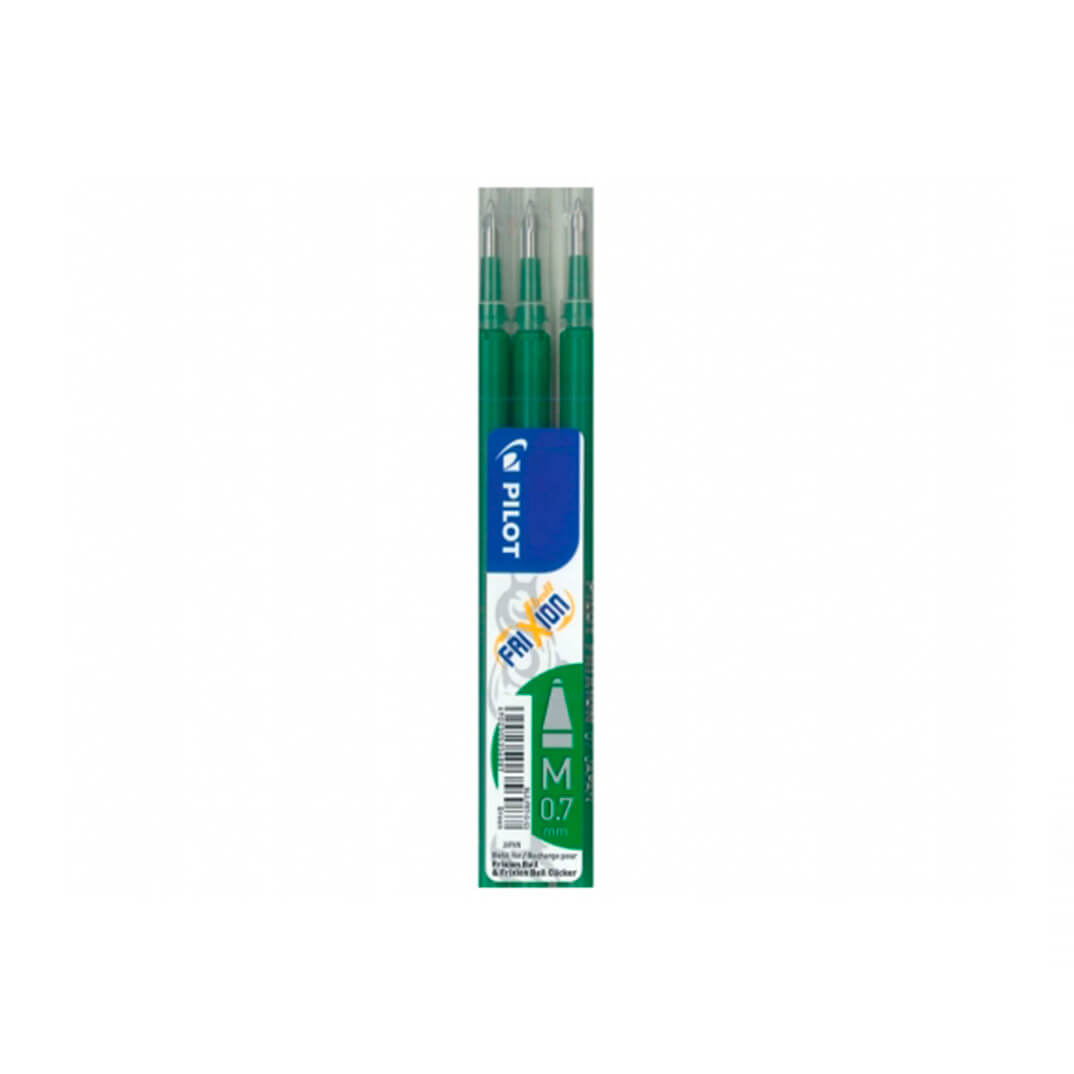 Recambio Pilot Frixion verde (pack 3)