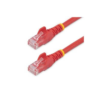 Cable de xarxa UTP RJ45 cat 6 vermell 3 metres