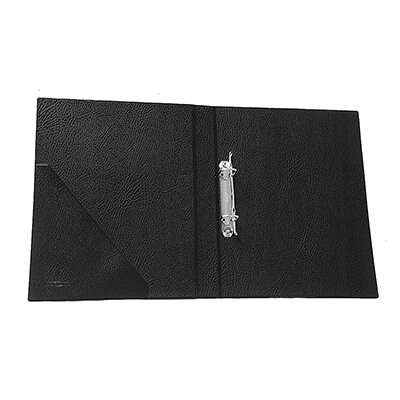 Carpeta Saro plástico Folio 2A 25mm negra