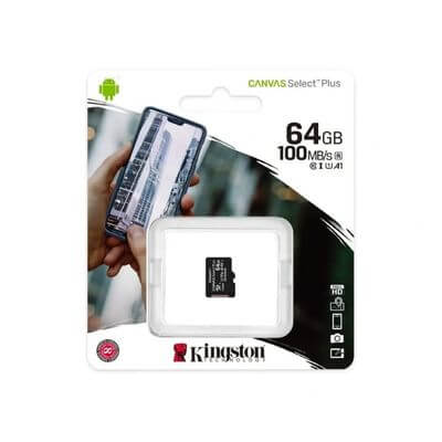 Targeta de memòria Kingston CANVAS SelectPlus 64GB